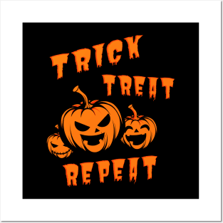 Halloween Gift Funny Saying Horror Pumpkin Posters and Art